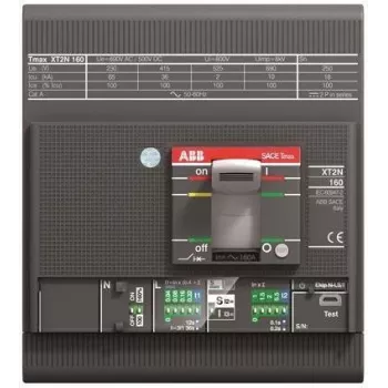 ABB XT2S 160 Ekip LS/I In=100A 4p F F XT2S 160 Ekip LS/I In=100A 4pFF Komp 1 (1SDA067836R1)