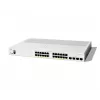 Cisco Catalyst 1200-24P-4X Smart Switch, 24 porty GE, PoE, 4x10GE SFP+, ograniczona dożywotnia ochrona (C1200-24P-4X)