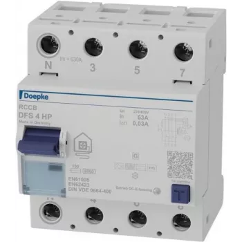 Doepke DFS4 063-4/0,03-HPFI-Wyłącznik różnicowoprądowy 4p 63 A 0,03 (09144805)