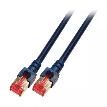 EFB-Elektronik Kabel krosowy RJ45 Cat.6 S/FTP LSZH czarny 0,25 m Producent: EFB Elektronik (K5515.0,25)