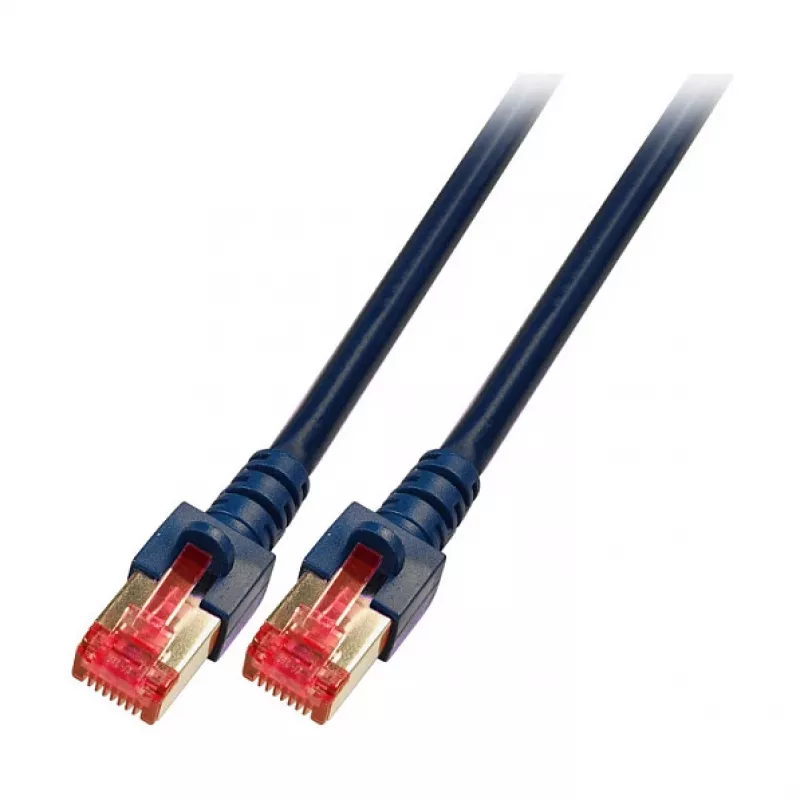 EFB-Elektronik Kabel krosowy RJ45 Cat.6 S/FTP LSZH czarny 0,25 m Producent: EFB Elektronik (K5515.0,25)