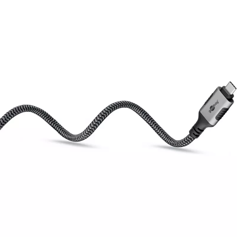 Kabel Goobay 70755 USB-C na RJ45 Ethernet CAT 6 dla stabilnego przewodowego połączenia internetowego z routerem/modemem/przełącznikiem sieciowym/Zastępuje adapter USB na RJ45 / 1