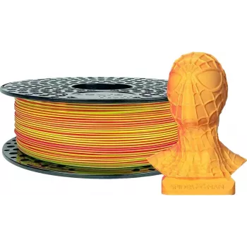 AzureFilm PLA 1,75 mm DUAL NEON żółty - PINK 1 kg - filament do drukarki 3D AZUREFILM (P171-1912)
