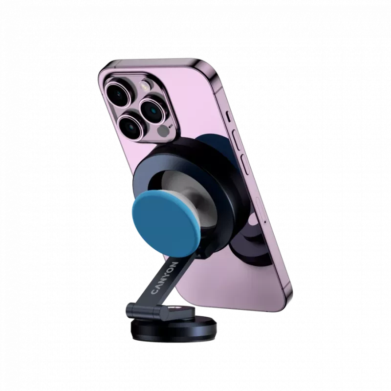 CANYON Magnetyczny uchwyt do telefonu OnGrip 10 aluminiowy Czarny