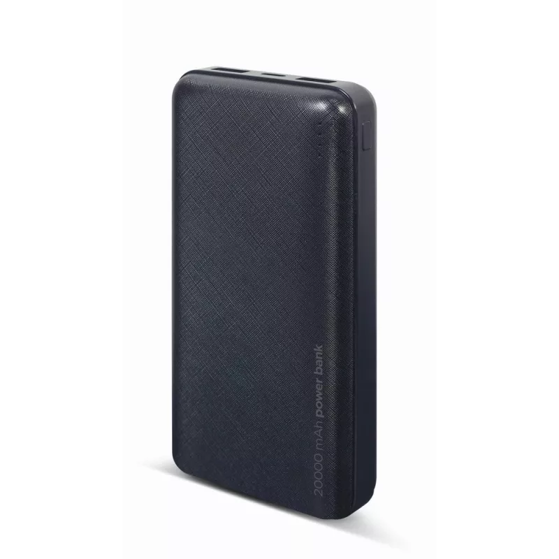 Gembird PB20-02 power bank Litowo-polimerowy (LiPo) 20000 mAh Czarny