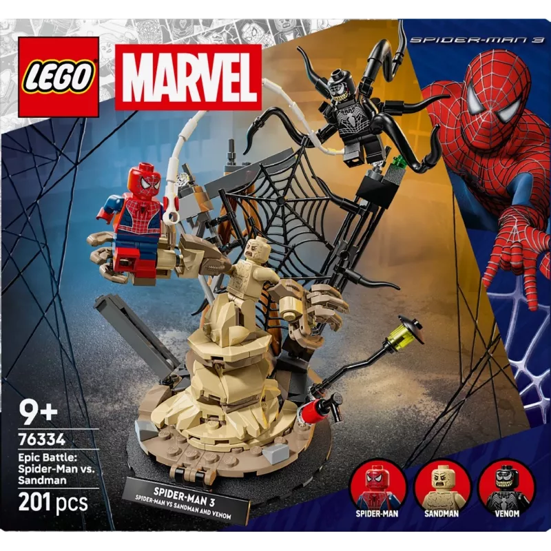 LEGO MARVEL 76334 Epicka Bitwa: Spider-Man kontra Sandman