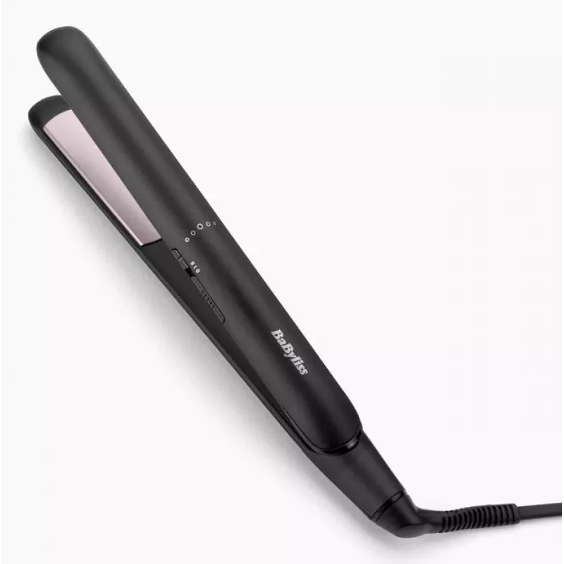 Prostownica BaByliss CERAMIC 230 — Płytki ceramiczne, 2 poziomy temperatury, przewód 1,8 m, czarny