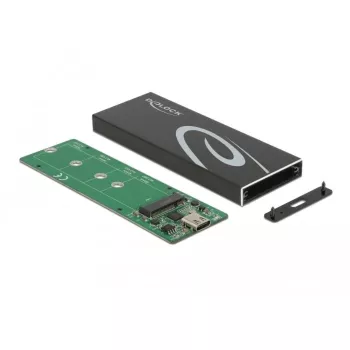 Obudowa SSD DeLOCK 42003 Zewnętrzna obudowa na dysk M.2 SATA SSD z USB typu C
