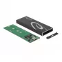 Obudowa SSD DeLOCK 42003 Zewnętrzna obudowa na dysk M.2 SATA SSD z USB typu C