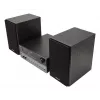 Domowy system audio mikro Aiwa MSBTU-700DAB — 25 W RMS, DAB+/FM, Bluetooth 10 m, CD w tacce, wyświetlacz LED, czarny/arktyczny niebieski
