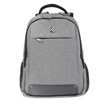 Plecak na laptopa Tellur Companion 15.6 cala z portem USB, szary