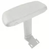 Ergonomiczne krzesło biurowe thunder x3 TEGC-3073102.B1 — tapicerka biało-niebieska, regulowane podłokietniki, wysokie oparcie