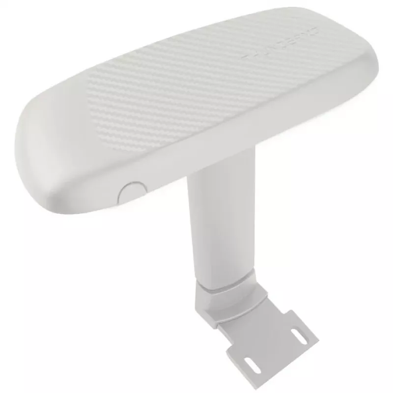 Ergonomiczne krzesło biurowe thunder x3 TEGC-3073102.B1 — tapicerka biało-niebieska, regulowane podłokietniki, wysokie oparcie