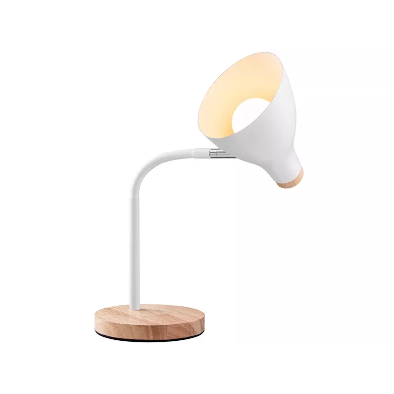 Lampa stołowa Borland TRAOSW47235 biała — oświetlenie biurka, kompaktowa konstrukcja