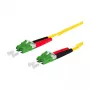 151P1JAJA10E OpDAT kabel krosowy LC-D APC/LC-D APC OS2 1m - Kabel - Światłowód jednomodowy (151P1JAJA10E)