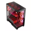Obudowa PC MODECOM Volcano SPACE APEX ARGB Midi Tower, hartowane szkło, USB-C, obsługa ATX/microATX/Mini-ITX, GPU do 430 mm, chłodzenie CPU do 180 mm