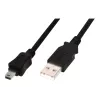 ASM AK-300130-030-S ASSMANN Kabel USB 2.0 HighSpeed Canon USB A/miniUSB B (5pin) M/M Czarny 3m