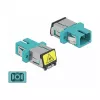 Łącznik światłowodowy DeLOCK 86890 SC Simplex żeński do SC Simplex żeński tryb wielomodowy aqua