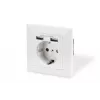 Gniazdo bezpieczne podtynkowe Digitus DA-70613 z 2 portami USB