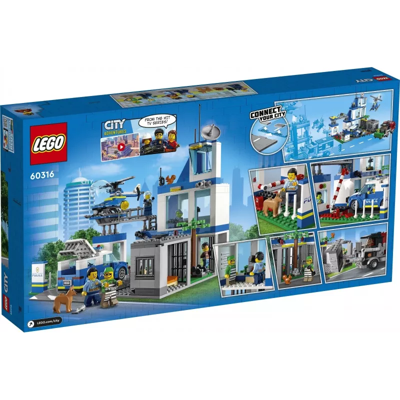 LEGO City 60316 Posterunek policji