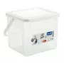Pojemnik na płyny czyszczące Rotho Basic 4,5 L model 1770201100RP, przezroczysty technopolimer z pokrywką i otworem do zawieszania