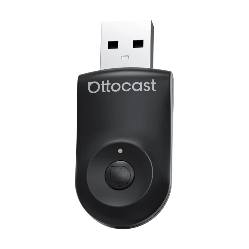 Bezprzewodowy adapter Ottocast CA505-T 2-w-1 Bluetooth i Wi‑Fi do systemów multimedialnych samochodu
