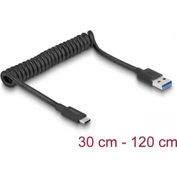 Kabel USB DeLOCK 85349 USB 3.2 Gen 2 1,2 m USB A USB C Czarny
