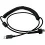 Datalogic - Kabel USB - USB - IP67 - 2.4 m - zwijany - do PowerScan PD9630-DC, PD9630-HP, PD9630-SR, PM9600