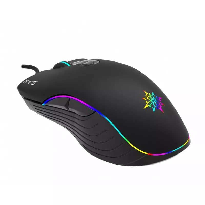 Mysz gamingowa INCA IMG-GT15 4800 DPI, RGB, 7 przycisków, USB, SW retail
