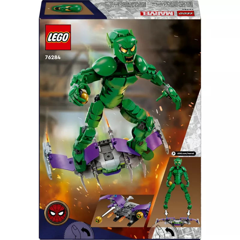LEGO MARVEL 76284 zielony Goblin Construction Figure
