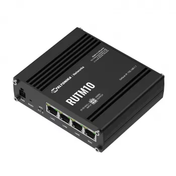 Router bezprzewodowy Teltonika RUTM10 Gigabit Ethernet Dual-band (2,4 GHz / 5 GHz) Czarny