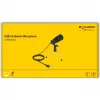 Delock - Mikrofon - USB - Czarny (66832)