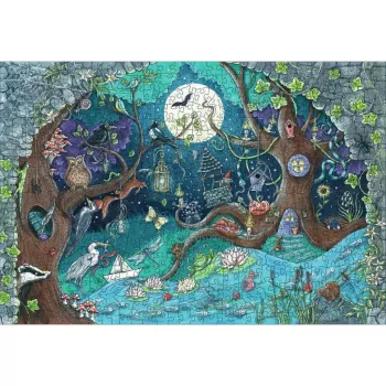 Drewniane puzzle Fantasy Forest (505 elementów)