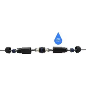 Renkforce RJ45 adapter sieciowy CAT 6 [1x gniazdo RJ45 - 1x gniazdo RJ45] Czarny (RF-4533938)