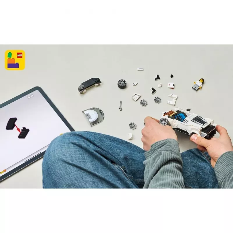 zestaw konstrukcyjny LEGO Bugatti Centodieci Speed Champions 77240 — 291 elementów, 1 minifigurka, wiek 9+