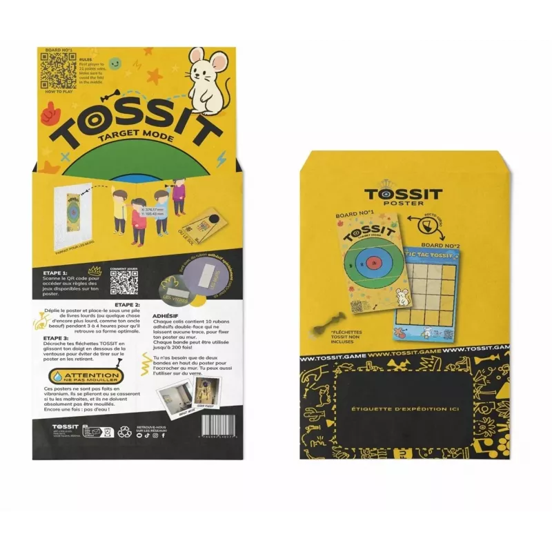 TOSSIT plansza cel – Tarcza i Kółko i Krzyżyk