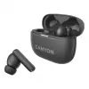 Słuchawki Canyon CNS-TWS10BK True Wireless Stereo (TWS) douszne do rozmów/muzyki/sportu/codziennego użytku USB Type-C Bluetooth Czarny (CNS-TWS10BK)