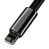 Baseus CALWJ-A01 Lightning kabel 2m Czarny 2,4 A
