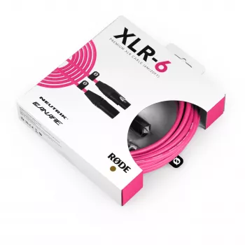 RØDE XLR-6 kabel audio 6 m Różowy