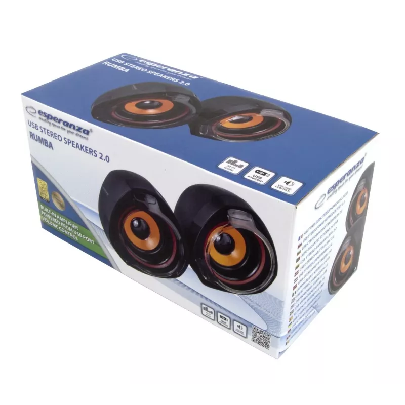 Głośniki ESPERANZA EP141 RUMBA 2.0 USB 2 x 2,5 W