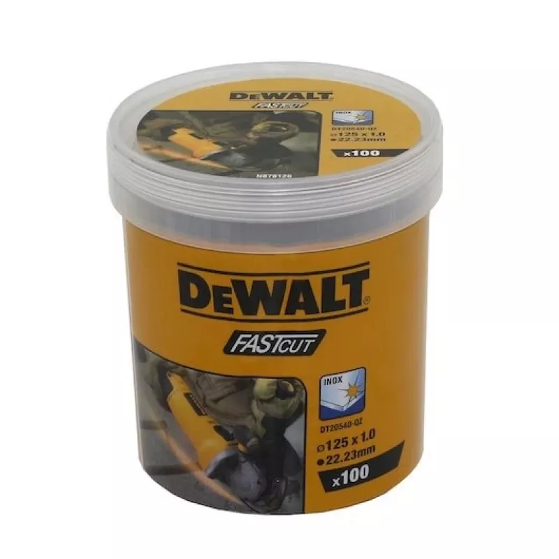 Tarcza szlifierska DeWALT DT20540-QZ z płaskim środkiem do żelaza, metalu i stali nierdzewnej