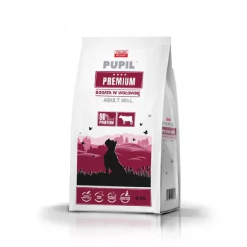 PUPIL Premium Medium and large breeds Rich in beef - karma sucha dla psa - 12kg