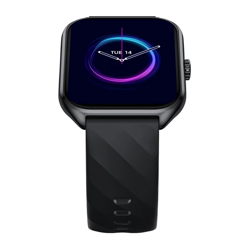 Smartwatch Zeblaze GTS 4 — 1.94 cala (4,93 cm) AMOLED, 466×466 px, Ekran dotykowy, Wi‑Fi, Silikonowy pasek, Czarny