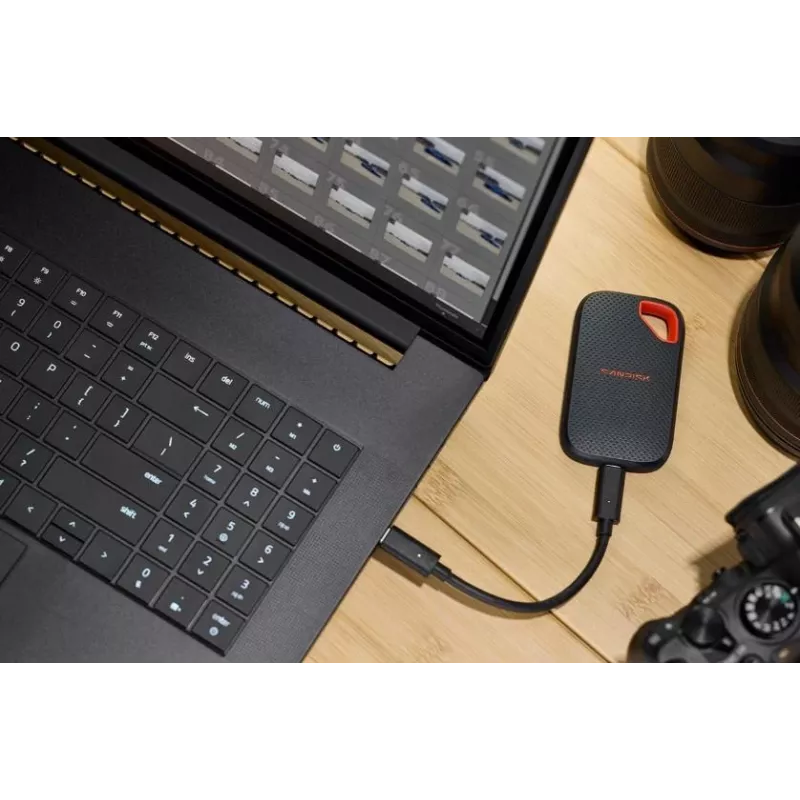 Zewnętrzny SSD | SANDISK | Prędkość odczytu 2000 MB/s | 4000 GB | SDSSDE70-4T00-G25