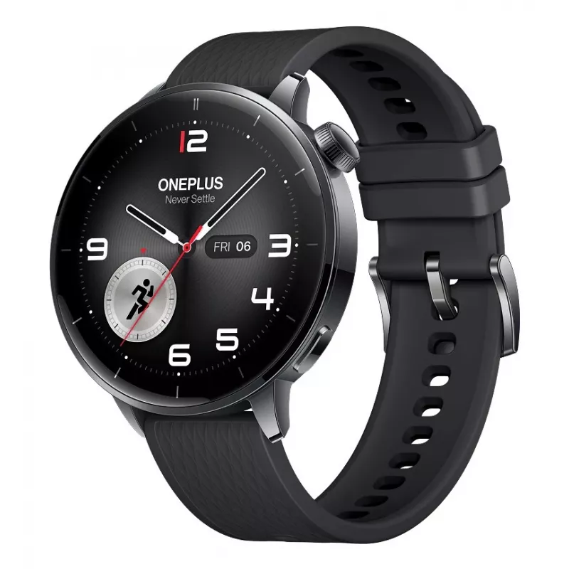 Smartwatch ONEPLUS Watch 3 43mm — 1.32 cala AMOLED, Snapdragon W5, GPS, NFC, IP68, 5 ATM, 354 mAh, obudowa ze stali nierdzewnej