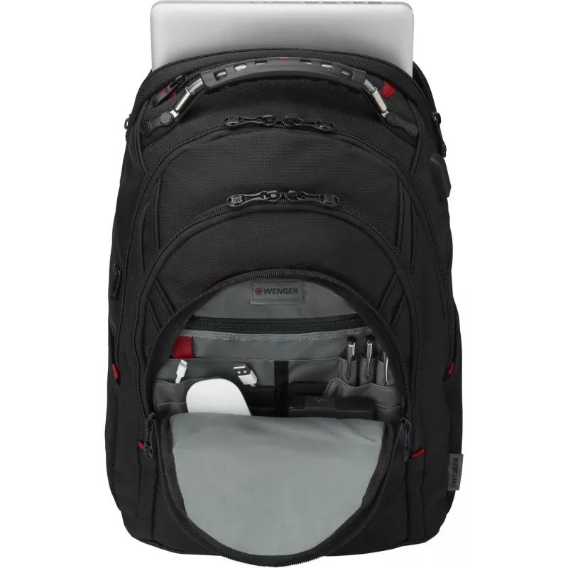 Wenger IBEX Deluxe - plecak na notebooka - 43,2 cm - 35,60 cm (14) - 40,6 cm (16) - czarny (606493)