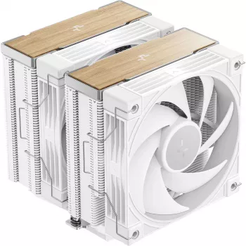 DeepCool AK620 G2 WH chłodzenie procesora powietrzne, wentylator 120 mm, obsługuje LGA1700/1200/115x oraz AM4/AM5, białe
