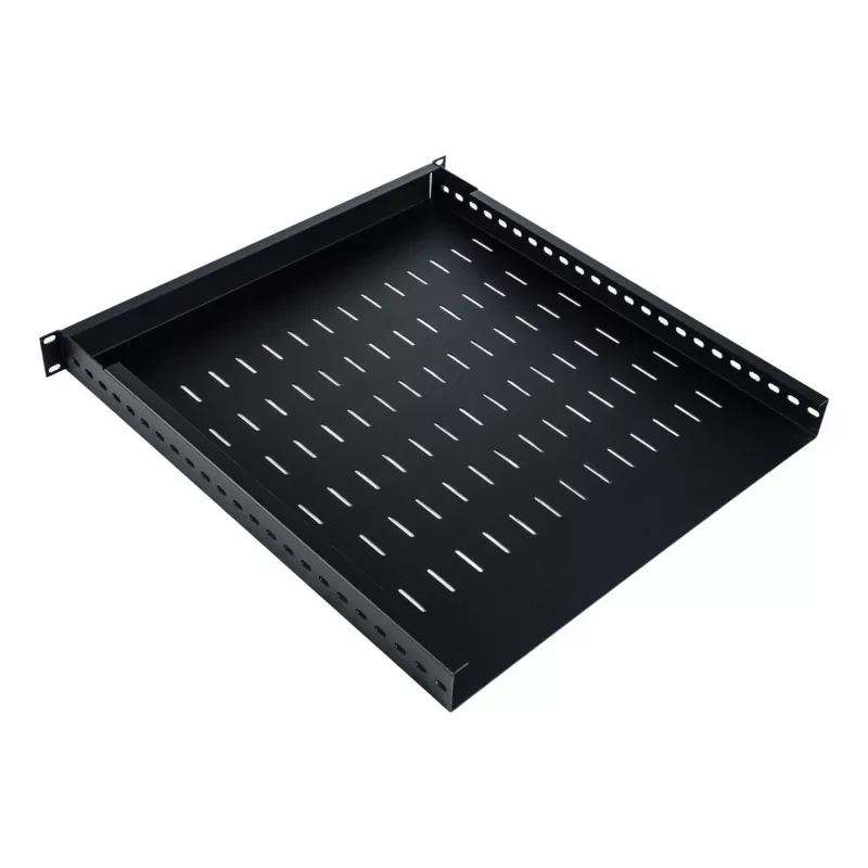 Półka Digitus TN-19-5/9-1U-W-BK Stal Czarny 19 cali 500mm Głębokość