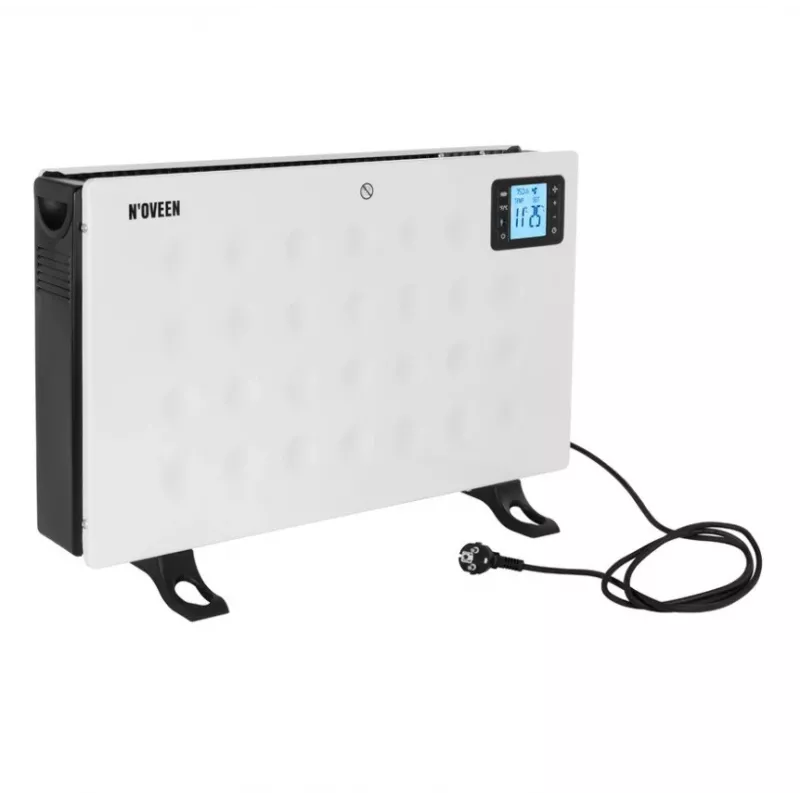 Grzejnik elektryczny konwektorowy NOVEEN CH8000 — 2000 W, 3 poziomy mocy, timer, pilot, biały