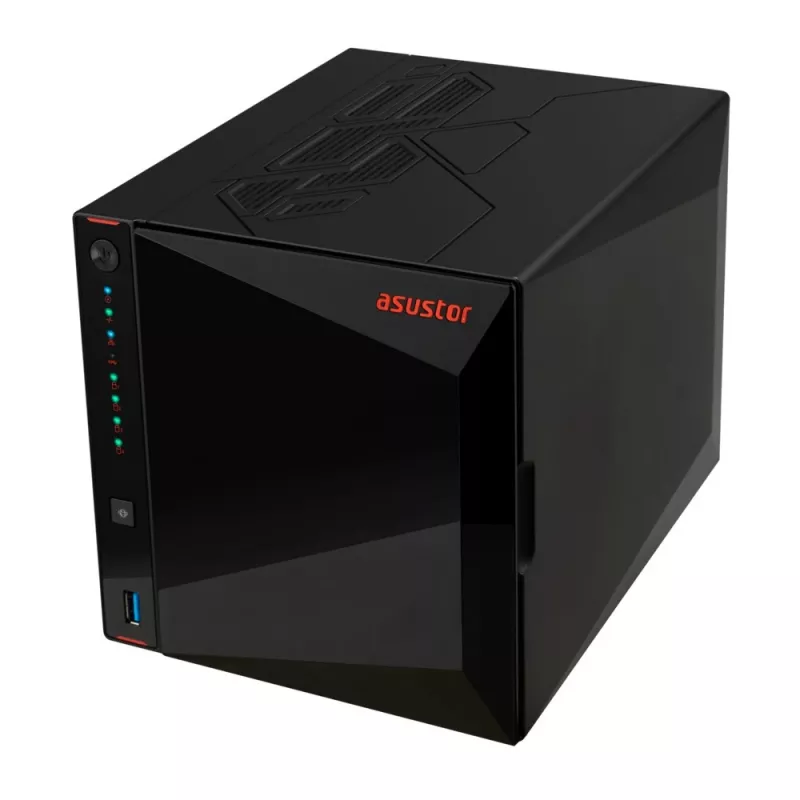 Asustor AS5404T serwer NAS/pamięć masowa Intel® Celeron® N5105 4 GB DDR4 0 TB ADM Czarny
